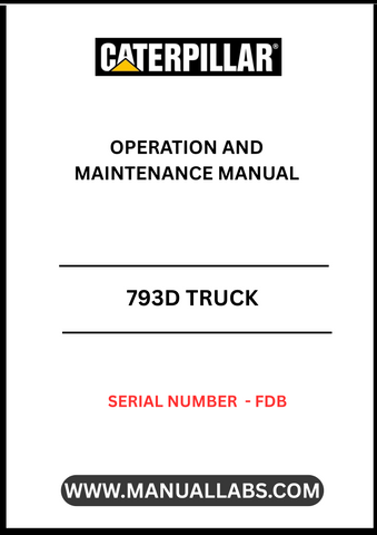 The CAT 793D Truck Operation and Maintenance Manual (S/N - FDB) is an essential resource for operators and maintenance personnel seeking to maximize the performance and longevity of their CAT 793D trucks. This comprehensive manual provides detailed instructions on the operation, maintenance, and troubleshooting of one of the most powerful and efficient off-highway trucks in the industry. With clear diagrams, step-by-step procedures, and in-depth explanations, this manual ensures that users can confidently n