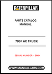 Discover the essential CAT 793F AC Truck Parts Catalog Manual, specifically designed for serial number EMD. This comprehensive manual serves as your go-to resource for identifying and sourcing the right parts for your CAT 793F AC truck, ensuring optimal performance and longevity.