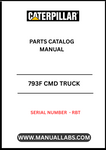 Discover the essential CAT 793F CMD Truck Parts Catalog Manual, specifically designed for serial number RBT. This comprehensive manual is your go-to resource for detailed information on parts, ensuring you have everything you need to maintain and repair your heavy-duty truck efficiently.
