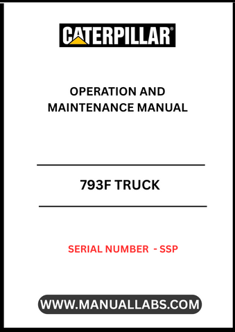 Enhance your operational efficiency with the CAT 793F Truck Operation and Maintenance Manual. This comprehensive guide is specifically designed for the CAT 793F model, providing essential information for both operation and maintenance. With clear instructions and detailed illustrations, you can ensure optimal performance and longevity of your equipment.