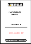 Discover the essential CAT 793F Truck Parts Catalog Manual, specifically designed for serial number D3T. This comprehensive manual serves as your go-to resource for identifying and sourcing the right parts for your CAT 793F truck, ensuring optimal performance and longevity.