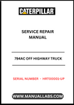 Unlock the full potential of your CAT 794AC Off Highway Truck with our comprehensive Service Repair Manual, specifically designed for serial numbers HRT00001 and up. This manual is an essential resource for technicians and operators, providing detailed insights into the powerful C175–16 engine, ensuring optimal performance and longevity of your equipment.