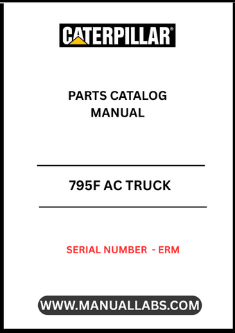 Discover the essential CAT 795F AC Truck Parts Catalog Manual, specifically designed for serial number ERM. This comprehensive manual serves as a vital resource for operators and maintenance professionals, providing detailed information on parts and components for optimal performance and longevity of your CAT 795F AC truck.