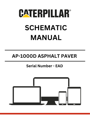 Discover the CAT AP-1000D Asphalt Paver Schematic Manual (S/N - EAD) for detailed insights and technical guidance to enhance your paving operations.