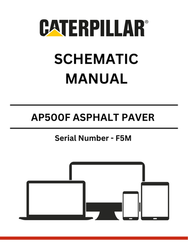 Discover the CAT AP500F Asphalt Paver Schematic Manual (S/N - F5M). Access detailed schematics and technical insights for optimal performance and maintenance.
