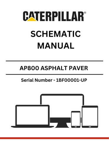 Discover the CAT AP800 Asphalt Paver Schematic Manual for models S/N 1BF00001-UP, featuring detailed insights on the T4.236 Diesel Engine for optimal performance.