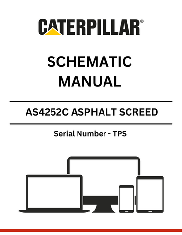 Discover the CAT AS4251C and AS4252C Screed Schematic Manual for S/N - TPS. Access detailed schematics and enhance your equipment's performance today.