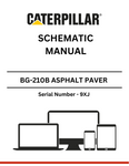 Discover the CAT BG-210B Asphalt Paver Schematic Manual (S/N - 9XJ) for detailed insights and technical specifications to enhance your paving projects.