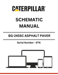 Discover the CAT BG-2455C Asphalt Paver Schematic Manual (S/N - 6TN). Access detailed diagrams and specifications to enhance your equipment maintenance.