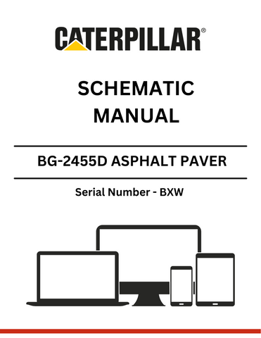 Discover the CAT BG-2455D Asphalt Paver Schematic Manual (S/N - BXW). Access detailed diagrams and specifications to enhance your equipment maintenance.