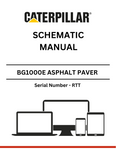 Discover the CAT BG1000E Asphalt Paver Schematic Manual (S/N - RTT) for detailed insights and technical guidance to enhance your paving projects.