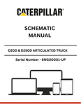 Explore detailed schematics for CAT D20D & D250D articulated trucks, powered by the 3116 engine. Perfect for maintenance and repair professionals.