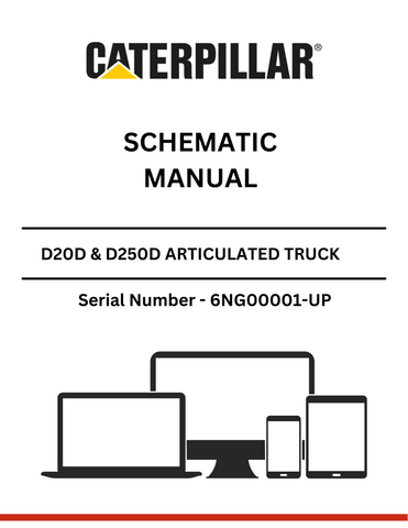 Explore detailed schematics for CAT D20D & D250D articulated trucks, powered by the 3116 engine. Perfect for maintenance and repair professionals.
