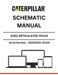 1. Discover the CAT D35C Articulated Dump Truck Schematic Manual (2GD00001-00124) powered by the 3306 engine. Essential resource for maintenance and repairs.
