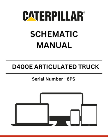 Discover the CAT D400E II Articulated Truck Schematic Manual (S/N - 8PS). Access detailed schematics and technical insights for optimal performance and maintenance.