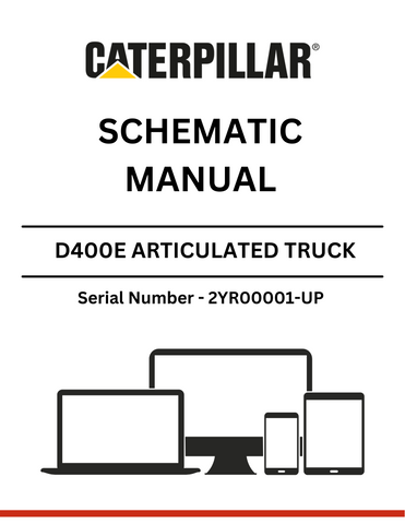 Discover the CAT D400E Articulated Truck Schematic Manual for models S/N 2YR00001 and up, featuring detailed insights on the powerful 3406 engine.