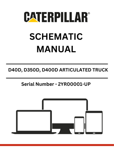 Discover comprehensive schematic manuals for CAT D40D, D350D, and D400D articulated trucks powered by the 3406 engine. Get expert insights today!