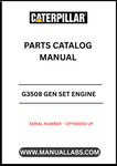 Discover the essential CAT G3508 Gen Set Engine Parts Catalog Manual, designed specifically for serial numbers CPY00001 and up. This comprehensive manual serves as a vital resource for technicians and engineers, providing detailed information on parts, specifications, and maintenance procedures to ensure optimal performance of your engine.