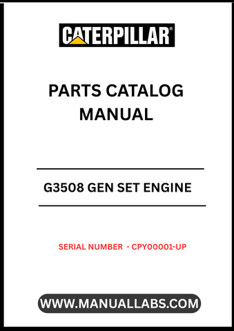 Discover the essential CAT G3508 Gen Set Engine Parts Catalog Manual, designed specifically for serial numbers CPY00001 and up. This comprehensive manual serves as a vital resource for technicians and engineers, providing detailed information on parts, specifications, and maintenance procedures to ensure optimal performance of your engine.
