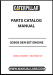 Discover the essential CAT G3508 Gen Set Engine Parts Catalog Manual, designed specifically for serial numbers E8C00001 and up. This comprehensive manual serves as a vital resource for technicians and engineers, providing detailed information on parts, specifications, and maintenance procedures to ensure optimal performance of your engine.