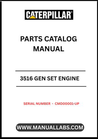 Discover the essential CAT 3516 Gen Set Engine Parts Catalog Manual, designed specifically for serial numbers CMD00001 and up. This comprehensive manual serves as a vital resource for technicians and engineers, providing detailed information on parts, specifications, and maintenance procedures to ensure optimal performance of your engine.