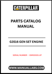 Enhance the performance and longevity of your CAT G3516 Gen Set with our comprehensive Parts Catalog Manual, specifically designed for serial numbers E6R00001 and up. This manual serves as an essential resource for identifying and sourcing the right parts, ensuring your engine operates at peak efficiency.