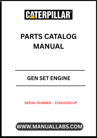 Discover the ultimate resource for maintaining and repairing your CAT GEN SET with our comprehensive Engine Parts Catalog Manual, specifically designed for serial numbers 5TA00001 and up. This manual is an essential tool for technicians and DIY enthusiasts alike, providing detailed diagrams and specifications to ensure you have the right parts for your engine.