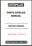 Discover the essential CAT Gen Set Engine Parts Catalog Manual, specifically designed for serial numbers 5UA00001 and up. This comprehensive manual serves as your go-to resource for identifying and sourcing the right parts for your CAT generator set, ensuring optimal performance and longevity.