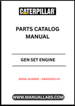 Discover the essential CAT Gen Set Engine Parts Catalog Manual, specifically designed for serial numbers 5WA00001 and up. This comprehensive manual serves as a vital resource for technicians and engineers, providing detailed information on parts, specifications, and maintenance procedures to ensure optimal performance of your CAT generator sets.