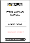 Discover the essential CAT Gen Set Engine Parts Catalog Manual, specifically designed for serial numbers 5XA00001 and up. This comprehensive manual serves as your go-to resource for identifying and sourcing the right parts for your CAT generator set, ensuring optimal performance and longevity.