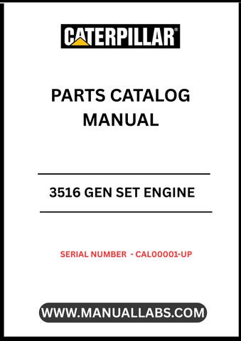 Discover the essential CAT 3516 Gen Set Engine Parts Catalog Manual, designed specifically for serial numbers CAL00001 and up. This comprehensive manual serves as your go-to resource for identifying and sourcing the right parts for your engine, ensuring optimal performance and longevity.