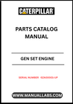 Discover the ultimate resource for maintaining and repairing your CAT GEN SET with the Engine Parts Catalog Manual, specifically designed for serial numbers 5ZA00001 and up. This comprehensive manual provides detailed diagrams and specifications, ensuring you have all the information needed to keep your equipment running smoothly.