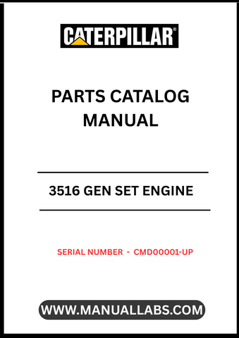 Discover the essential CAT 3516 Gen Set Engine Parts Catalog Manual, designed specifically for serial numbers CMD00001 and up. This comprehensive manual serves as a vital resource for technicians and engineers, providing detailed information on parts, specifications, and maintenance procedures to ensure optimal performance of your engine.