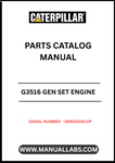 Enhance your maintenance and repair capabilities with the CAT G3516 Gen Set Engine Parts Catalog Manual, specifically designed for serial numbers E6R00001 and up. This comprehensive manual provides detailed diagrams and specifications, ensuring you have the right information at your fingertips to keep your engine running smoothly.