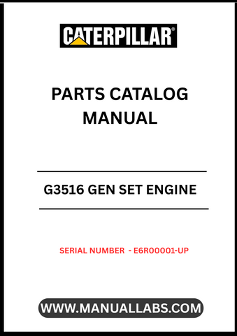 Enhance your maintenance and repair capabilities with the CAT G3516 Gen Set Engine Parts Catalog Manual, specifically designed for serial numbers E6R00001 and up. This comprehensive manual provides detailed diagrams and specifications, ensuring you have the right information at your fingertips to keep your engine running smoothly.