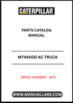 Discover the essential CAT MT4400D AC Truck Parts Catalog Manual, specifically designed for serial number MT4. This comprehensive manual is your go-to resource for identifying and sourcing the right parts for your CAT MT4400D, ensuring optimal performance and longevity of your vehicle.