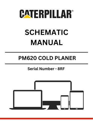 Discover the CAT PM620 Cold Planer Schematic Manual (S/N - 8RF). Access detailed diagrams and specifications to enhance your equipment maintenance and operation.