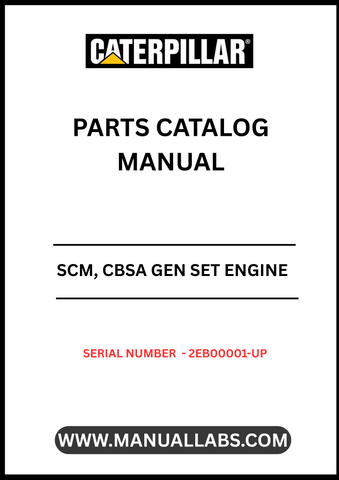 Discover the CAT SCM, CBSA Gen Set Engine Parts Catalog Manual, designed specifically for serial numbers 2FD00001 and up. This comprehensive manual serves as an essential resource for anyone looking to maintain or repair their CAT engine, ensuring you have access to the most accurate and detailed information available.