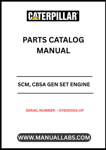 Discover the CAT SCM, CBSA Gen Set Engine Parts Catalog Manual, designed specifically for serial numbers 6KG00001 and up. This comprehensive manual is an essential resource for anyone looking to maintain or repair their CAT engine, ensuring you have access to the most accurate and detailed information available.
