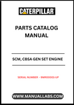 Discover the CAT SCM, CBSA Gen Set Engine Parts Catalog Manual, designed specifically for serial numbers 9MR00001 and up. This comprehensive manual is an essential resource for anyone looking to maintain or repair their CAT engine efficiently. With detailed diagrams and part specifications, it ensures you have the right information at your fingertips.