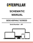 Discover the CAT SE50 Asphalt Screed Schematic Manual (S/N - J97) for detailed insights and operational guidance. Enhance your asphalt paving projects today.