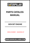 Discover the essential CAT Gen Set Engine Parts Catalog Manual, designed specifically for serial numbers 6AA00001 and up. This comprehensive manual serves as your go-to resource for identifying and sourcing the right parts for your CAT generator set, ensuring optimal performance and longevity.