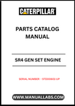 Discover the essential CAT SR4 Gen Set Engine Parts Catalog Manual, designed specifically for serial numbers 5TD00601 and up. This comprehensive manual serves as a vital resource for technicians and engineers, providing detailed information on parts, specifications, and maintenance procedures to ensure optimal performance of your engine.