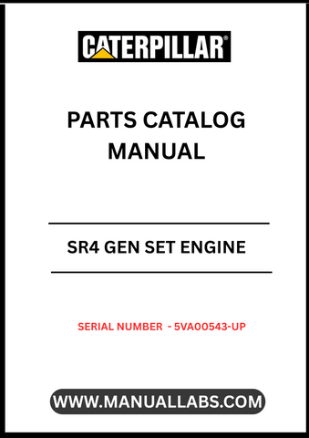 Discover the essential CAT SR4 Gen Set Engine Parts Catalog Manual, designed specifically for serial numbers 5VA00543 and up. This comprehensive manual serves as a vital resource for technicians and engineers, providing detailed information on parts, specifications, and maintenance procedures to ensure optimal performance of your CAT engine.
