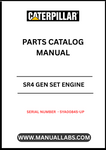 Discover the essential CAT SR4 Gen Set Engine Parts Catalog Manual, specifically designed for serial numbers 5YA00845 and up. This comprehensive manual serves as a vital resource for technicians and engineers, providing detailed information on parts, specifications, and maintenance procedures to ensure optimal performance of your engine.