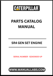 Discover the essential CAT SR4 Gen Set Engine Parts Catalog Manual, specifically designed for serial numbers 5ZA00600 and up. This comprehensive manual serves as your go-to resource for identifying and sourcing the right parts for your engine, ensuring optimal performance and longevity.