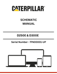 Discover essential cat supplements for D250E & D300E models. Access the schematic manual for modifications 3Z-5748 and 3Z-5766. Enhance your equipment today!