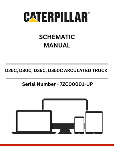 Discover essential CAT supplements for D25C, D30C, D35C, and D350C trucks. Access the 3Z-4418 modifications schematic manual for models 7ZC00001 and up.