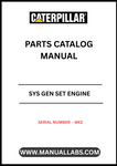 Discover the ultimate resource for your CAT SYS Gen Set with our comprehensive Engine Parts Catalog Manual, specifically designed for serial number MEZ. This manual is an essential tool for technicians and engineers, providing detailed diagrams and specifications to ensure accurate repairs and maintenance.