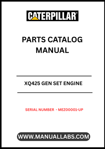 Enhance your maintenance and repair capabilities with the CAT XQ425 Gen Set Engine Parts Catalog Manual, specifically designed for serial numbers MEZ00001 and up. This comprehensive manual provides detailed information on parts and components powered by the robust C13 engine, ensuring you have the right resources at your fingertips.